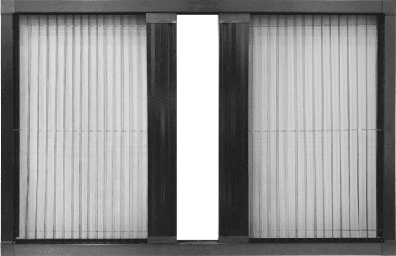 Double Pleated Screen | aluminium windows melbourne